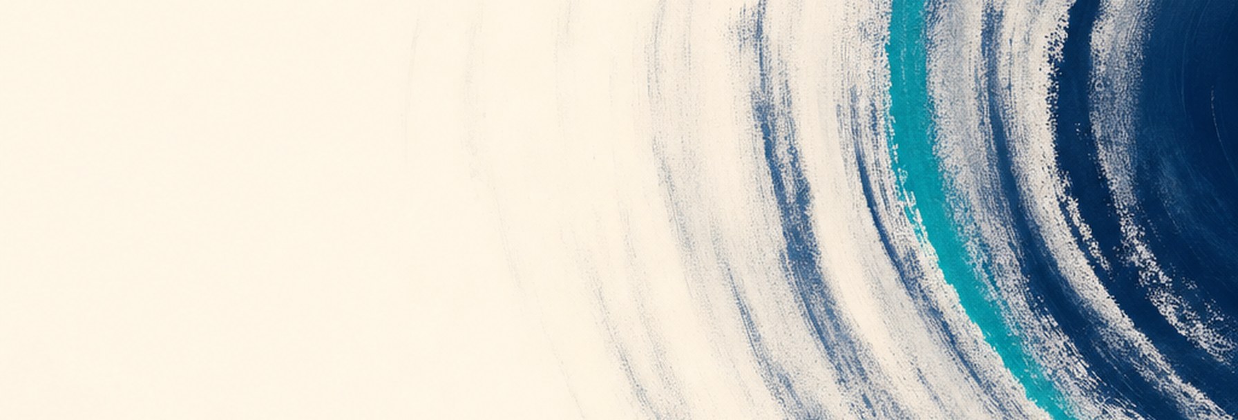 Concentric veils of dry-brush ink radiating outward and dissipating into empty space, like an invisible trail of scent leaving skin.